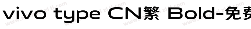 vivo type CN繁 Bold字体转换
